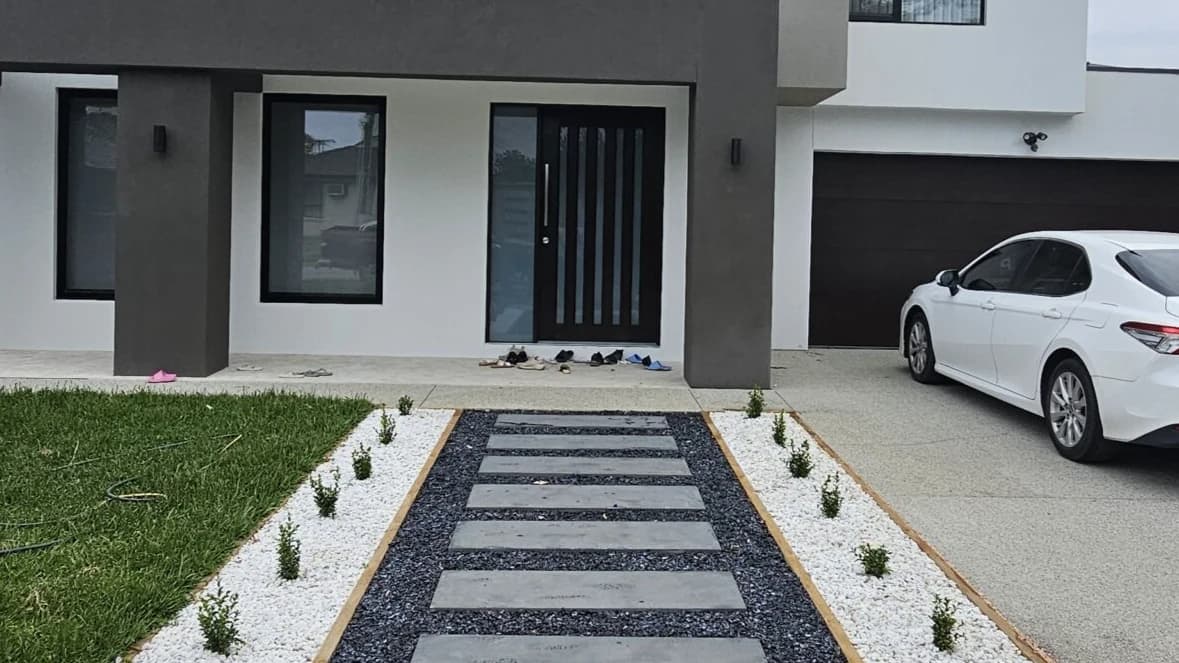 Premium Front Entry Design landscaping project