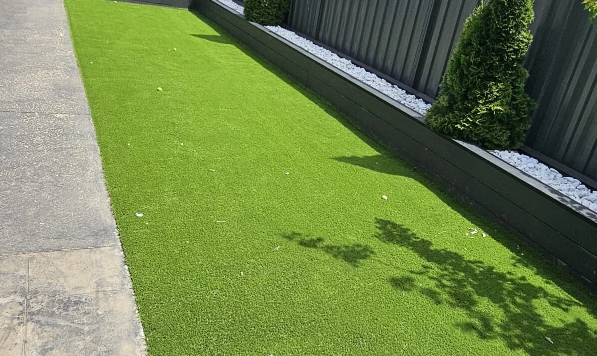 Synthetic Turf & Colorbond Fencing landscaping project